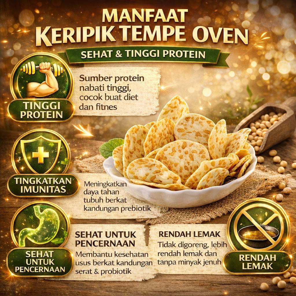 Keripik Tempe Oven