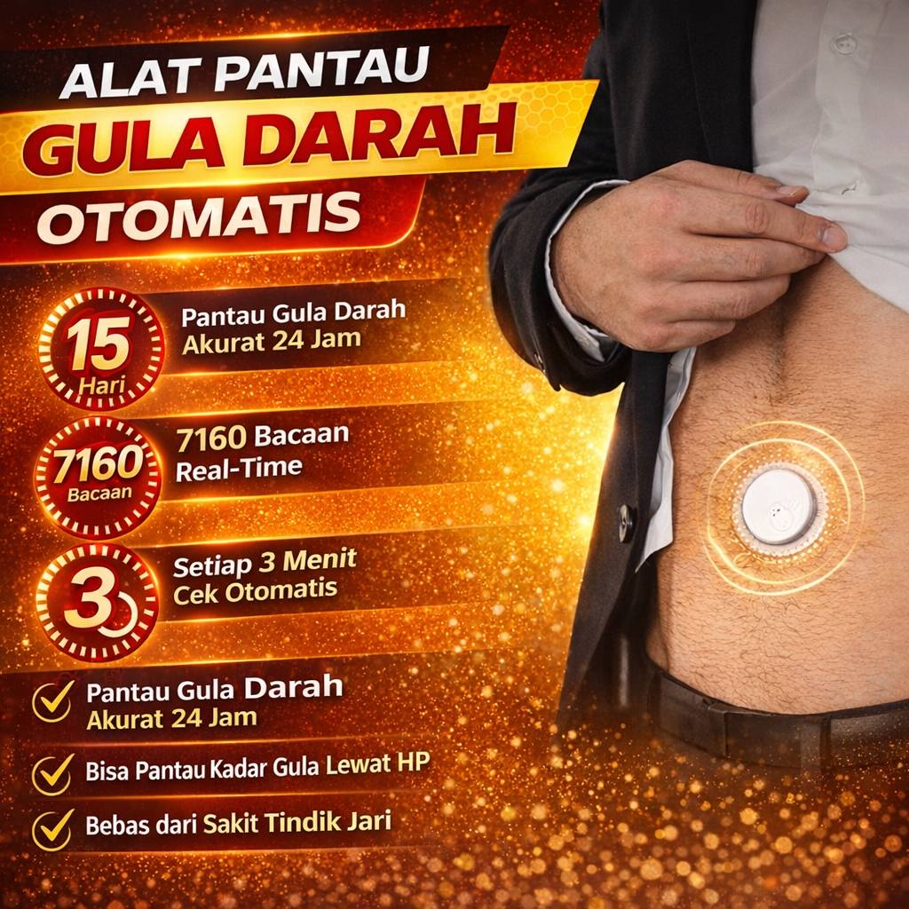 Alat Pantau Gula Darah Otomatis
